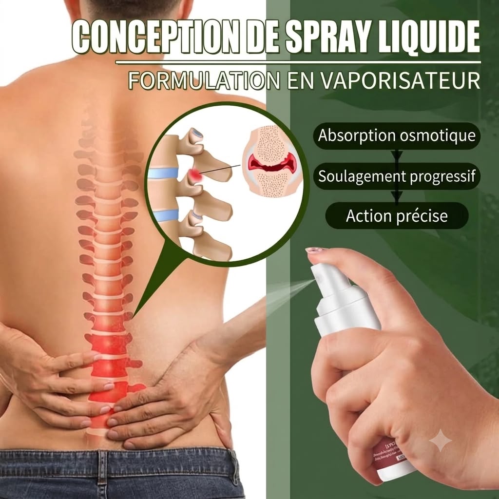 Spray de Gel Froid South Moon – Soulager la douleur lombaire