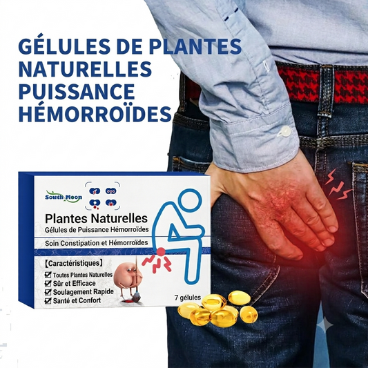 Gélules de Plantes Naturelles – Soin Hémorroïdes & Constipation
