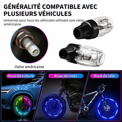 Compatibilité multi-véhicules – valve américaine