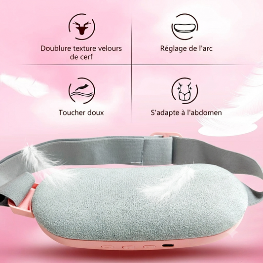 Ceinture chauffante menstruelle - chauffage rapide en 3 secondes