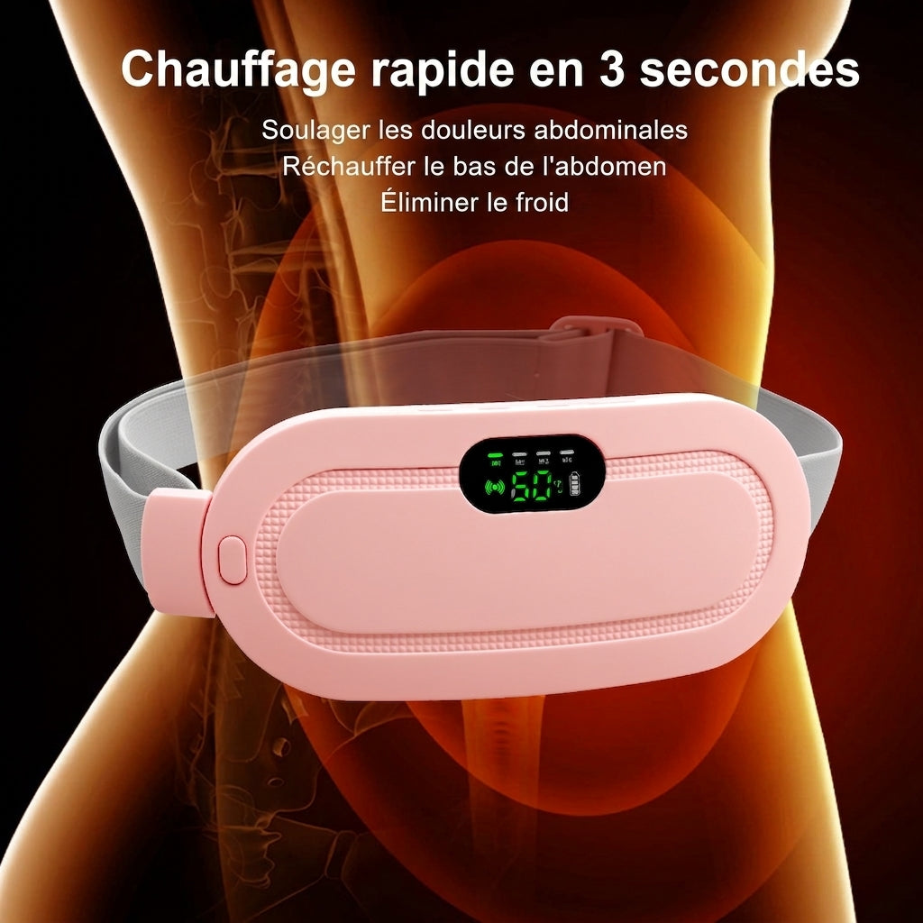 Ceinture chauffante - vue complète et fonctionnalités
