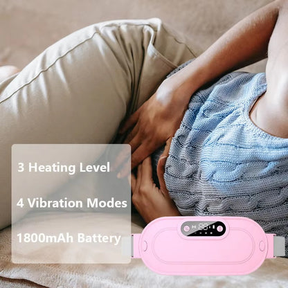 Ceinture Chauffante Menstruelle Intelligente – Soulagement Rapide des Douleurs Abdominales