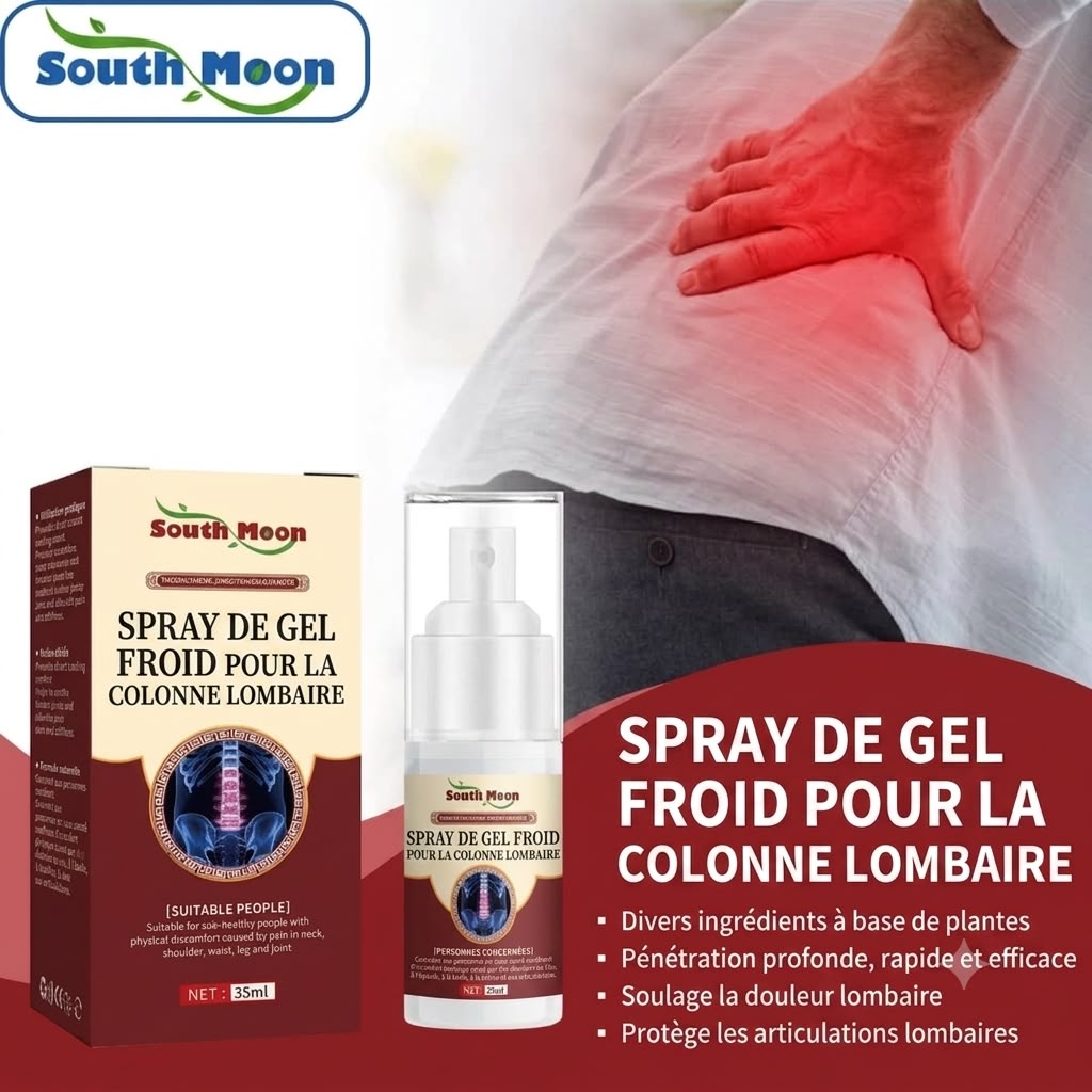 Spray de Gel Froid South Moon – Conception vaporisateur liquide